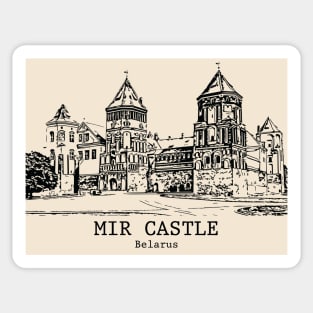 Mir Castle - Belarus Sticker